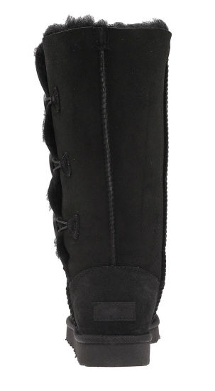 Sedex Audit Women′s Female Suede Fur Three Buttons Flat Knee High Knee Sheepskin Wool Boots