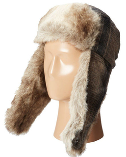 BSCI Audit 100% Polyester Russian Winter Trooper Fur Hat with Earflap