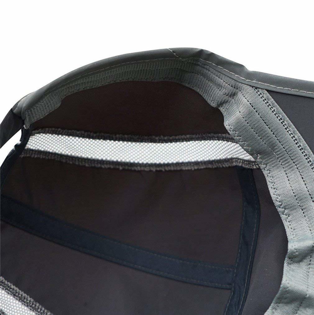 Mesh Running Reflective Brim Edge Folding Hat with Water Repellency