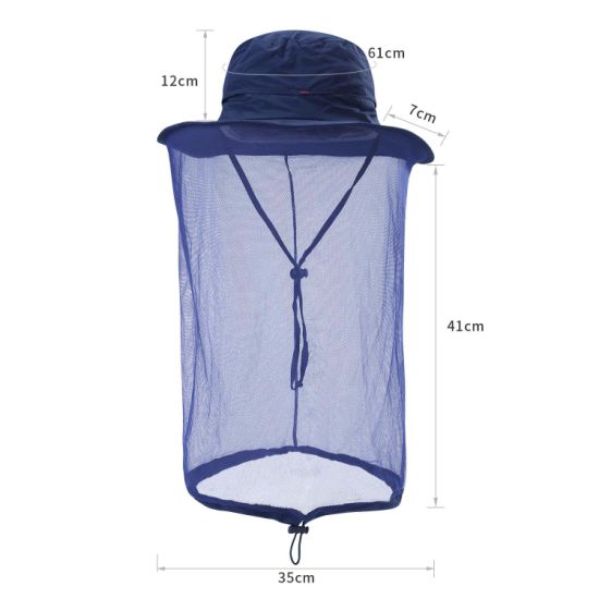 Wide Brim Bee Keeper Veil Sun Protect Fedora Bee Hat