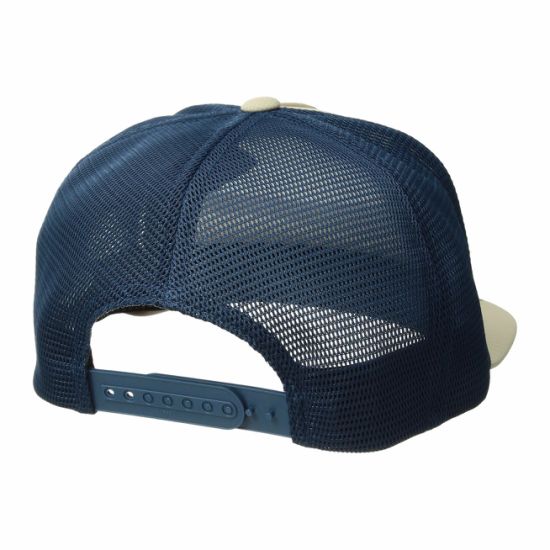 Lightweight Cotton Trucker Style 5-Panel Fat Bill Hat with Mesh