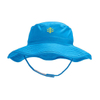 Embroidered Magic Tape Sun Protection Bucket Hat Without Brim