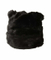 Adjustable Side Strings Faux Fur POM Beanie Mink Fur Hat