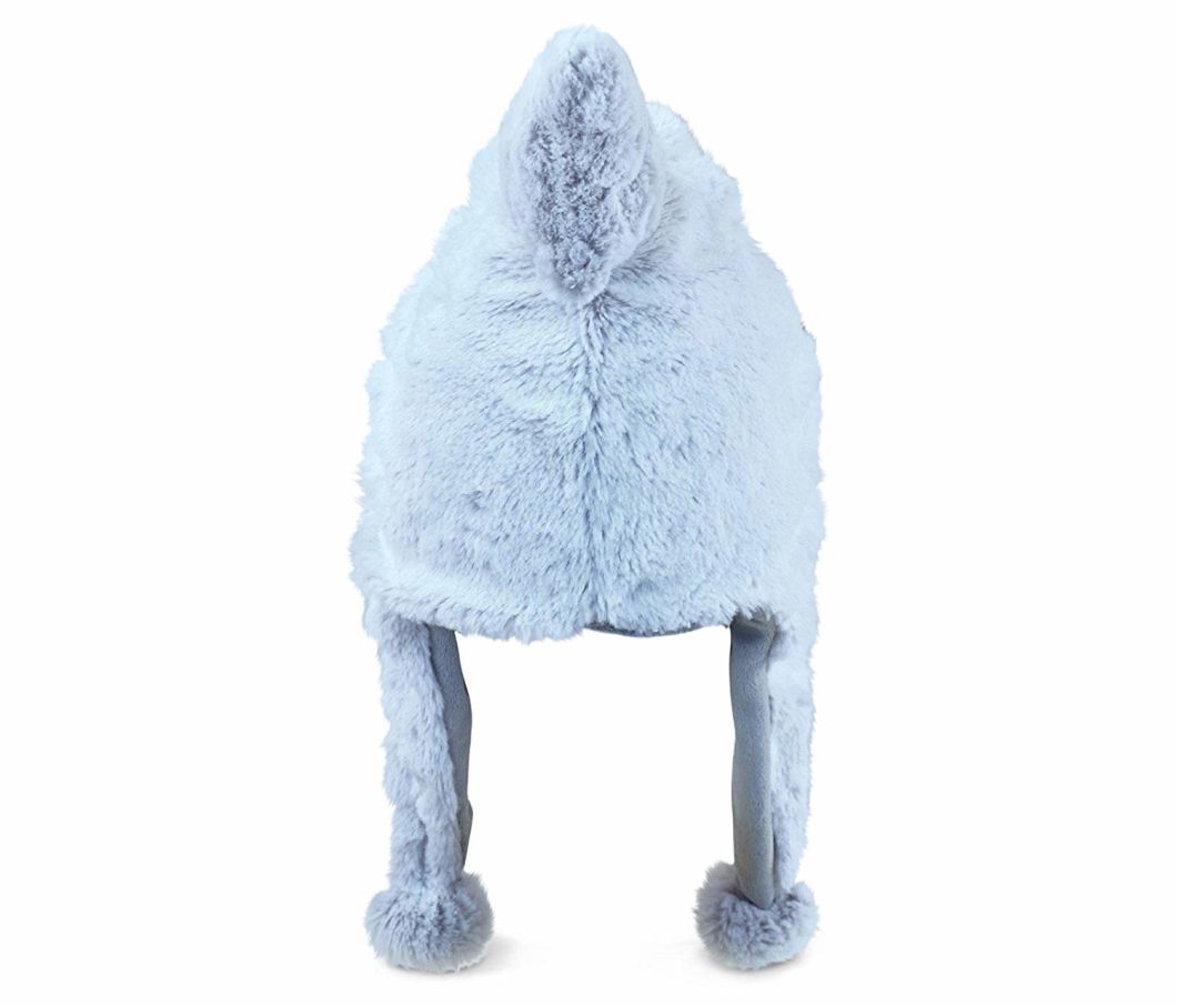 BSCI Audit Polyester Fabric Animal Earflap Stuffed Plush Shark Hat