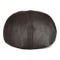 Classic Beret 6-Panel IVY Leather Top Hat with Cotton Sweatband
