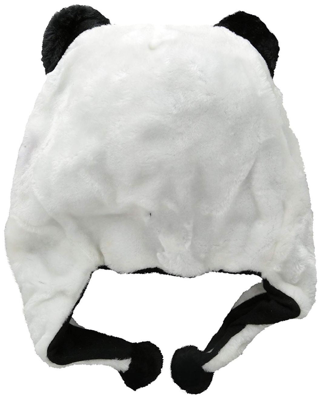 BSCI Audit Custom Polyester Fleece Lining Unisex Winter Beanie Animal Panda Hat with Earflap
