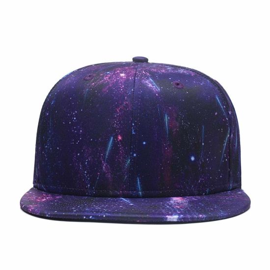 Custom Adjustable Unisex Snapback Galaxy Baseball Cheap Cap Printing