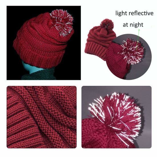 Sedex Audit 100% Acrylic Winter Fashion Warm Soft Cable Knit Hat Glove Scarf Set