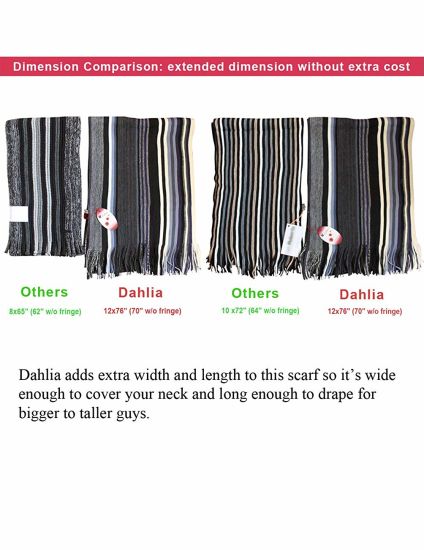 BSCI Audit Custom Striped Knit Long Scarf 100% Acrylic Man Knit Scarf
