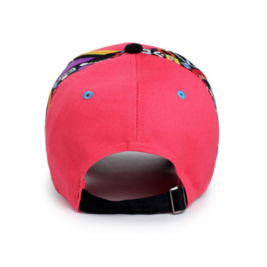 Wholesale 6-Panel Red Stylish 3D Embroidery Baseball Cap