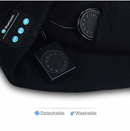 Wholesale Knitted Music Soft Bluetooth Beanie Hat with Wireless Headphone