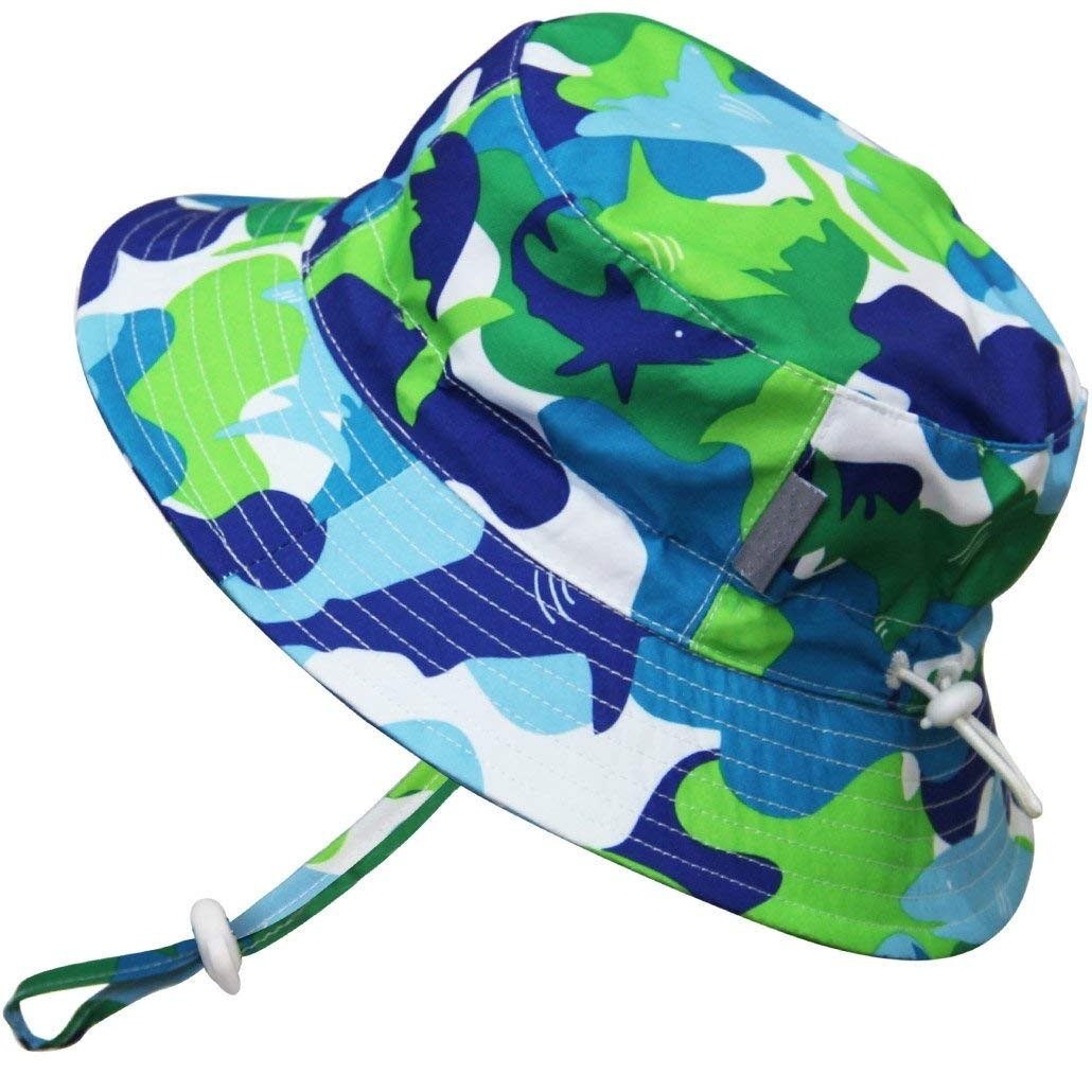 Adjustable Toddler Bucket Summer Beach Quick-Dry Fabric Kids Sun Hat