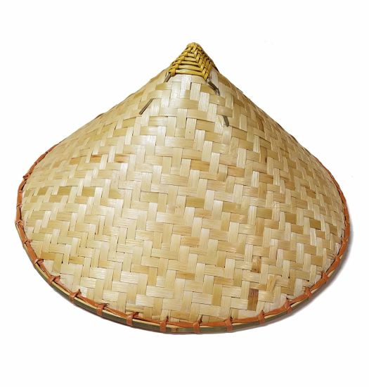 Wholesale Custom Chinese Asian Sun Protect Straw Bamboo Farmer Conical Hat