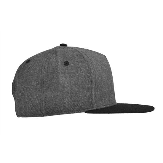 Adjustable 5-Panel Snapback Cap in China Factory with Wool Acrylic