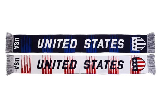 Sedex Audit 100% Acrylic Football USA Fan Scarf Double-Sided Knit Soccer Scarf