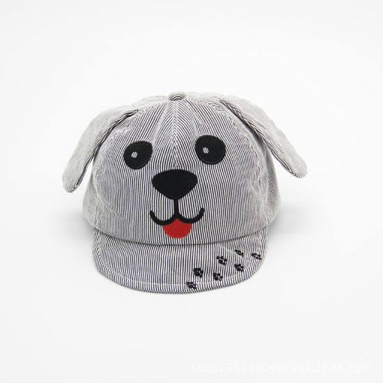 Custom Cartoon Animal Cotton Embroidered Funny Sun Kids Snapback Cap