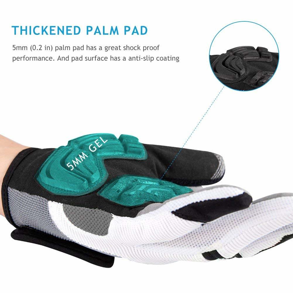 BSCI Audit Elastic Lycra Knitted Breathable Mesh Riding Cycling Gloves