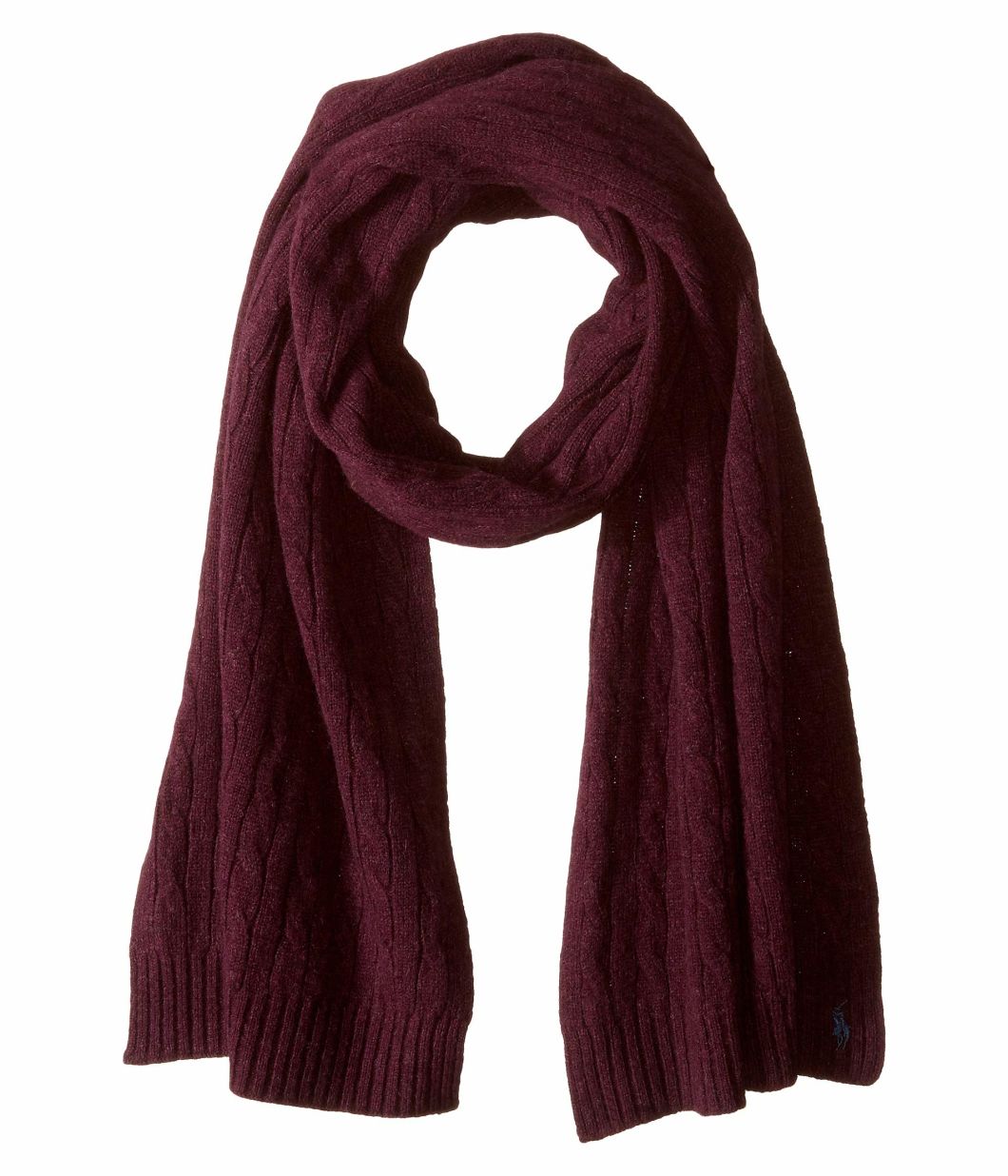 Wholesale Custom Winter Chunky Warm Classic Cable Knit Wool Scarf