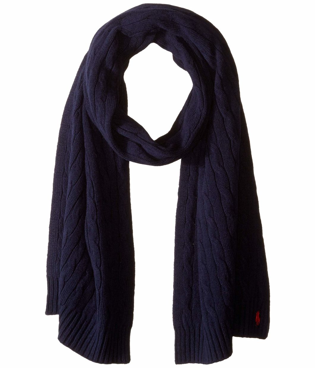 Wholesale Custom Winter Chunky Warm Classic Cable Knit Wool Scarf