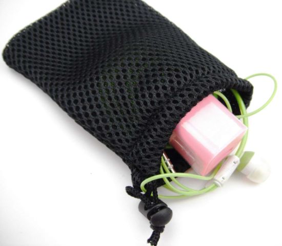 Sedex Audit Wholesale Nylon Gift Bag Small Drawstring Mesh Bag for Outdoor Small Equipments and Gifts
