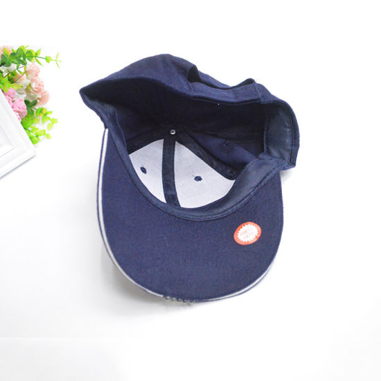 Custom Brushed 100% Cotton Plain Blank LED Light Baseball Cap