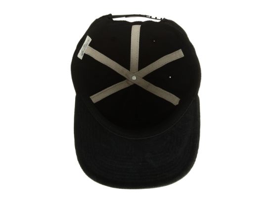 Cotton Embroidered Logo Five-Panel Corduroy Snapback Hat Wholesale