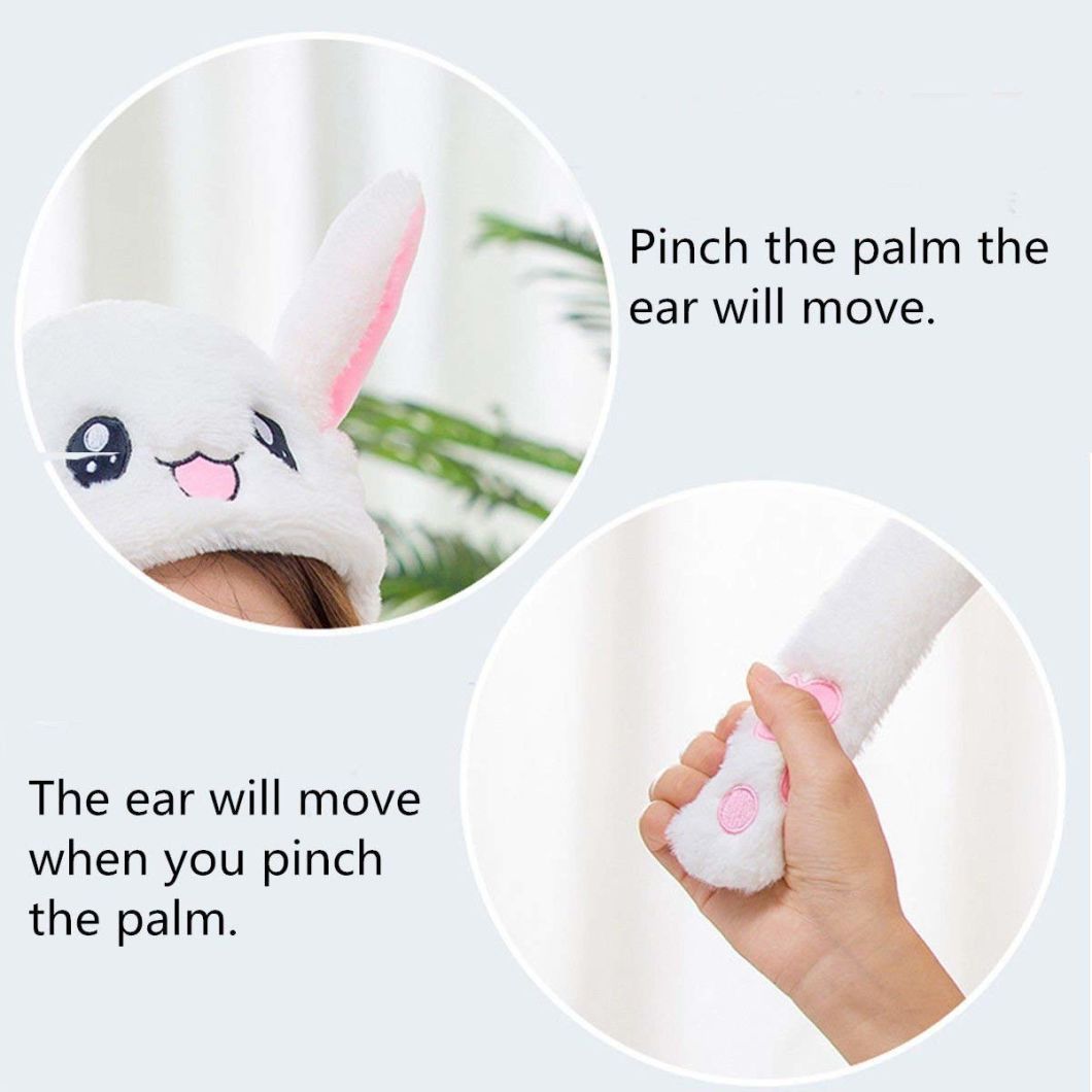 Movable Hat Ear Winter Halloween Christmas Animal Rabbit Hat