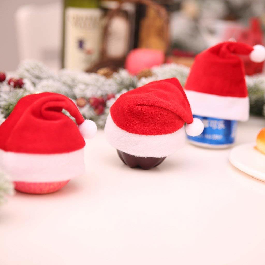 Apply Bags Gift Decorations Parties Supplies Christmas Mini Santa Hat