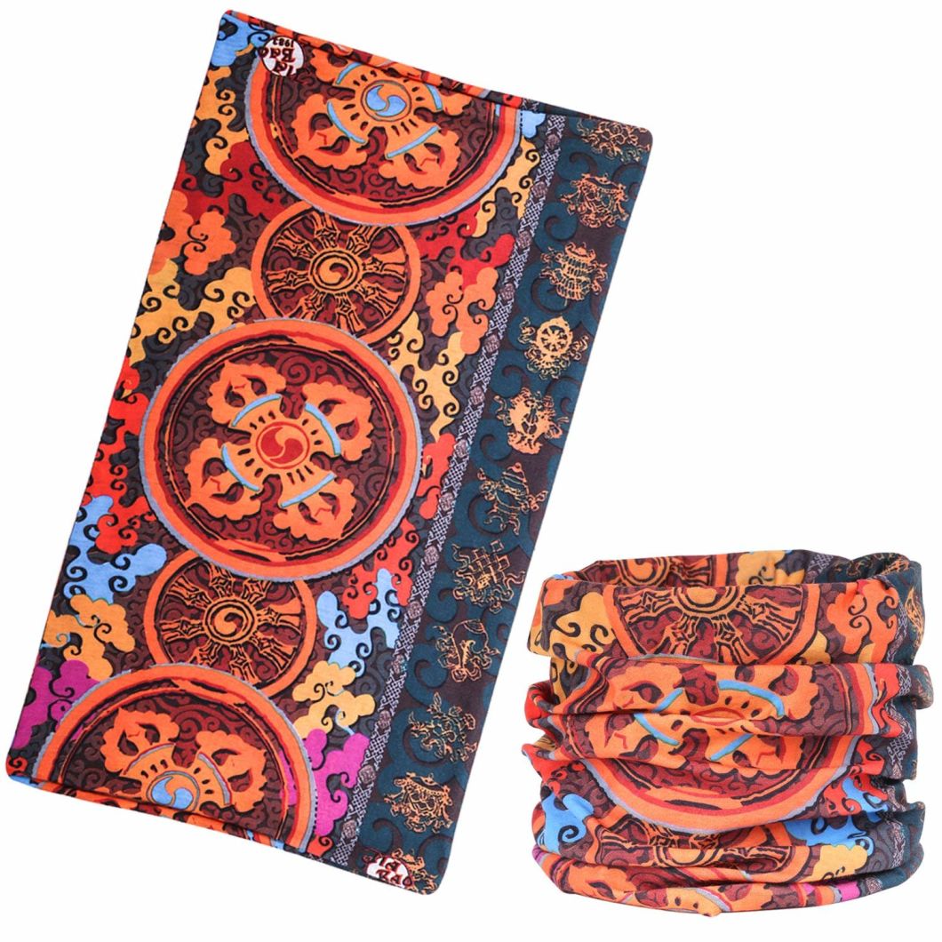 BSCI Audit Promotional 100% Polyester Multifunctional Seamless Tube Bandana