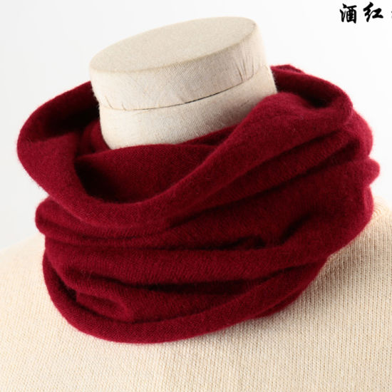 Custom Winter Blank Warm Knitted Crocheted Knit Cashmere Snood