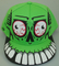 Wholesale Cotton 6-Panel Green Embroidery Custom Boy Funny Snapback Cap