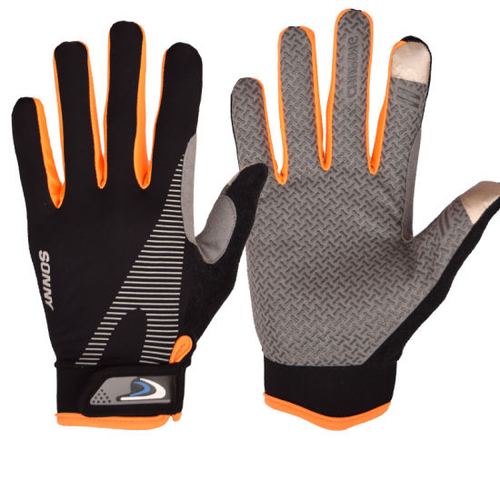 Winter Warm Protective Black Touchscreen Tactical Sport Silica Gel Cycling Velvet Glove