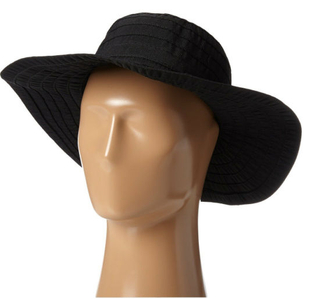 Summer Crushable Sun Protection Hat Ribbon with Decorative Knot Back