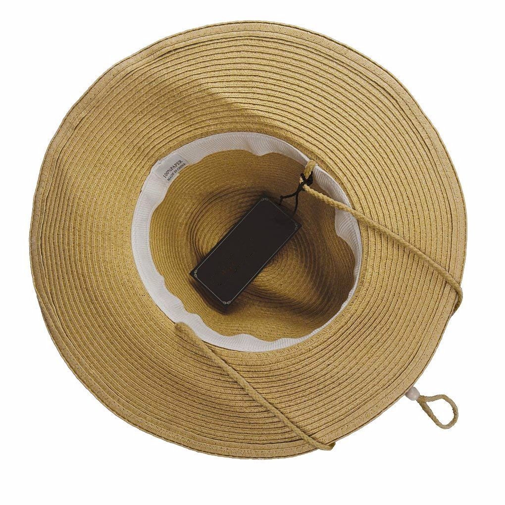Sun Protection Summer Bucket Cowboy Foldable Roll Brim Straw Hat