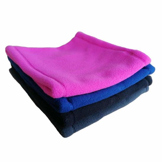 Unisex Winter Warm Breathable Fleece Interior Elastic Custom Snood with Polyester