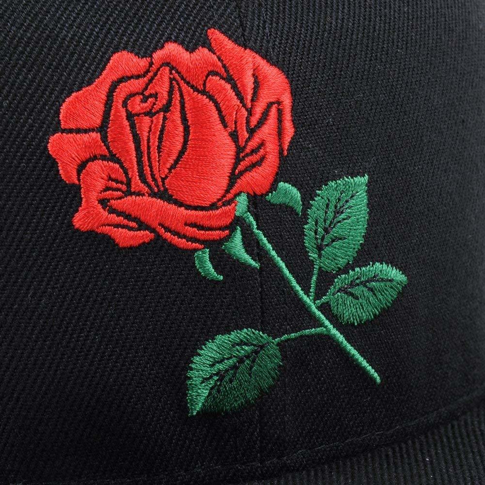 Sedex Audit 100% Cotton Snapback Flower Pattern Embroider Cap