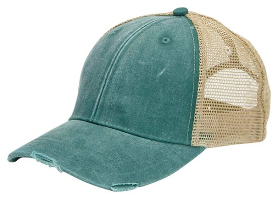 Sedex Audit Custom Cotton 6-Panel Trucker Pigment-Dyed Distressed Baseball Cap