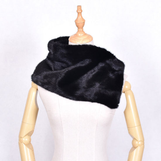 Wholesale Custom Winter Warm Fashion Soft Women Mink Fur Snood Snood Winter