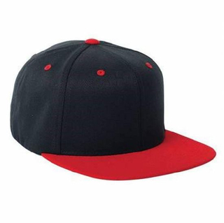 100% Polyester 6-Panel Flat Bill Snapback Baseball Cap Hip Hop