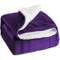 Microfiber Fuzzy Soft Sherpa Fleece Blanket Purple Plush Throw Blanket