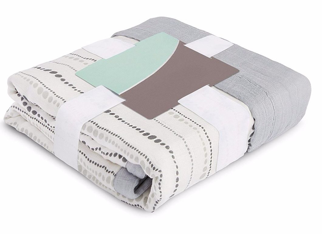 Custom Silky Soft Baby 100% Cotton Muslim Toddler Bamboo Blanket