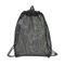 Custom Man Women Breathable Polyester Mesh Drawstring Bag with Cinch-Able Closure for Sports Poolside Beach