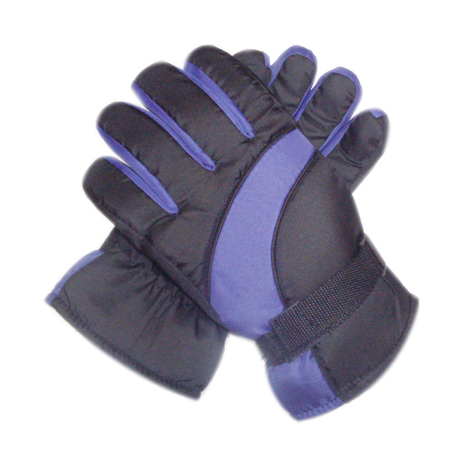 Custom Wholesale Windproof Snow Winter Leather Insulation Black Ski Glove