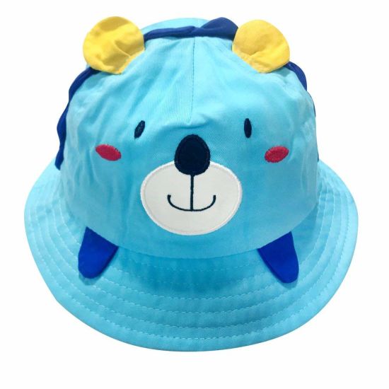 Toddler Kid Adjustable Sun Protection Little Lion Animal Bucket Hat