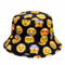 Wholesale Emoji Printed Bucket Hat with Sweatband Eyelets Custom