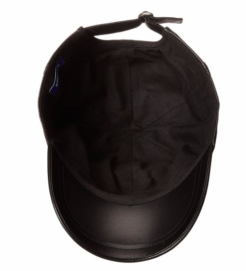 Sedex Audit Adjustable Baseball Style Curved Bill Faux Leather Hat