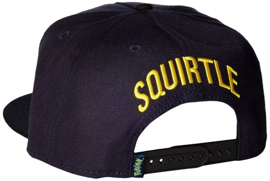 Custom Cotton Baseball Style Squirtle Color Snapback Hat Striped Cotton Snap Cap