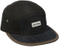 BSCI Audit Leather Strap Snapback Corduroy 5 Panel Cap with Leather Patch