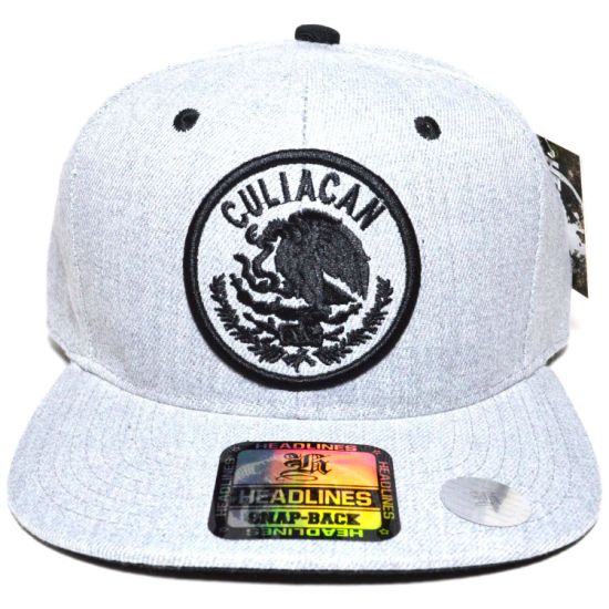 BSCI Audit Custom Adjustable Mexico Flag Embroidered Visor Snapback Cap