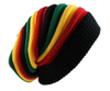 Acrylic Slouchy Reggae Style Stretchable Knitted Slinky Beanie Rasta Hat